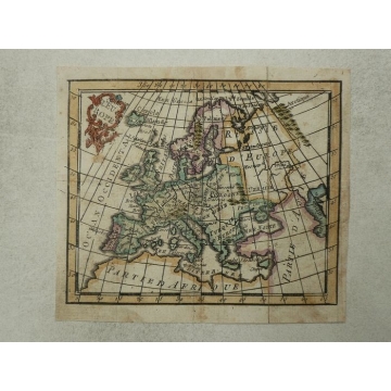 Mapa Evropy 1760